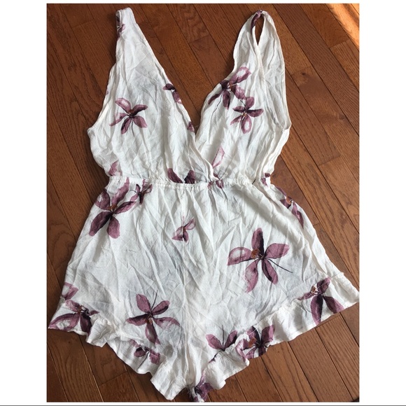 Free People White Two Step Romper - Picture 4 of 8